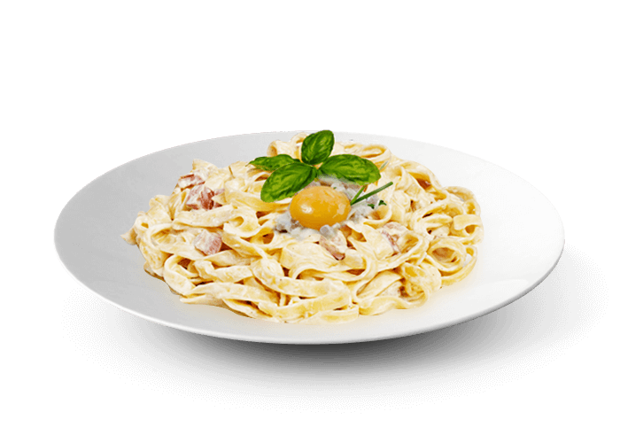 TAGLIATELLES CARBONARA