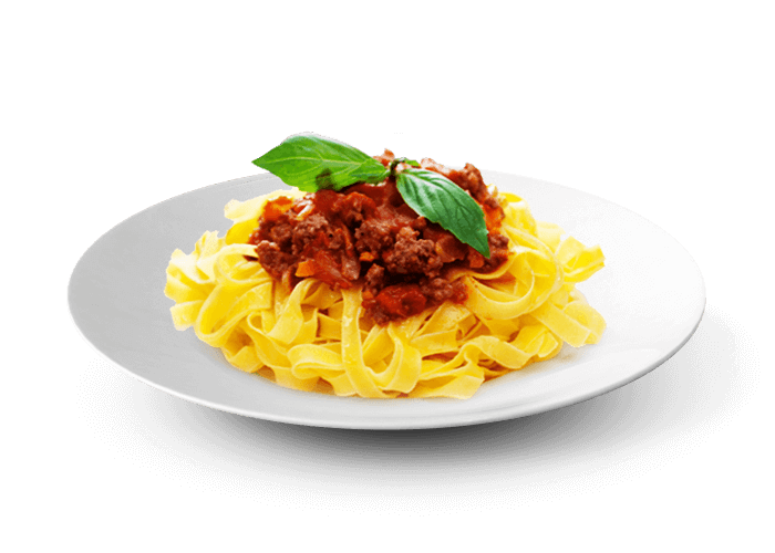 TAGLIATELLES BOLOGNAISE